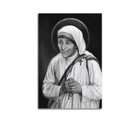 Madre Teresa de Calcuta Santa Teresa Pintura Decorativa Impresión Lienzo Arte de Pared Sala de Estar Dormitorio Pósteres Pintura 24x36inch(60x90cm) Sin Marco-Estilo 5