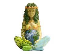 Madre Tierra Gaia Adornos Gaia Estatua de Resina, Madre Tierra, Gaia, Artesanía, Adornos, Decoración del hogar, Figura curativa pintada a mano Gaia