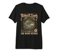Madre Tierra Gaia Ella Nunca se retira Árbol de la Vida Vintage Camiseta Premium