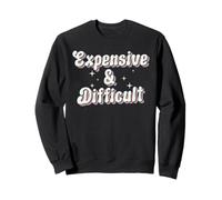 Madres caras y difíciles Mujeres Retro Groovy Funny Humor Sudadera