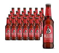 Madrí Excepcional - Cerveza estilo Lager - Alc. 4,6% Vol. - Caja de 24 botellas de 330 ml - Total: 7920 ml