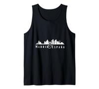 Madrid Corazón De España Regalos Originales hombres mujeres Camiseta sin Mangas