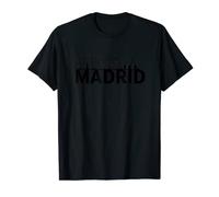 Madrid España Ciudad Horizonte Silueta Esquema Bosquejo Camiseta