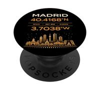 Madrid España Coordina Diseño de Identidad Minimal City PopSockets PopGrip Adhesivo