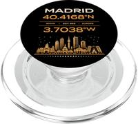 Madrid España Coordina Diseño de Identidad Minimal City PopSockets PopGrip para MagSafe