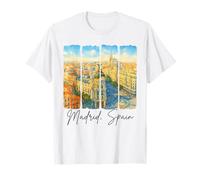 Madrid España España Viajes Verano Camiseta