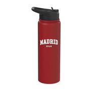 Madrid España - Recuerdo de vacaciones de estilo universitario Stainless Steel Insulated Water Bottle