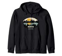 Madrid España, Recuerdo de Vacaciones Sudadera con Capucha