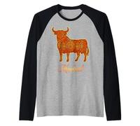 Madrid España Viaje Souvenir Camiseta Manga Raglan