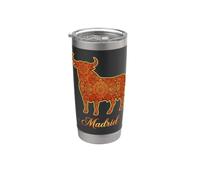 Madrid España Viaje Souvenir Vaso térmico de acero inoxidable de doble pared