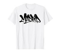 Madrid Graffiti Ciudad Arte Callejero Handstyle España Souvenir Camiseta