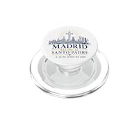 Madrid Recibe al Papa Peregrino Católico Junio 2026 PopSockets PopGrip para MagSafe