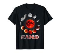 Madrid Red Moon: Total Lunar Eclipse Blood Moon 7 Sep 2025 Camiseta