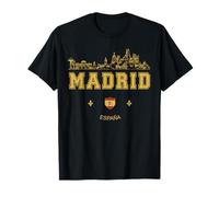 Madrid Spain Skyline Madrid España Travel Souvenir Camiseta