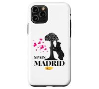 Madrid Spain the Bear & the Strawberry Tree Graphic Design Carcasa para iPhone 11 Pro