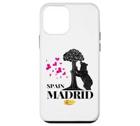 Madrid Spain the Bear & the Strawberry Tree Graphic Design Carcasa para iPhone 12 mini