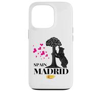 Madrid Spain the Bear & the Strawberry Tree Graphic Design Carcasa para iPhone 13 Pro