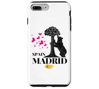Madrid Spain the Bear & the Strawberry Tree Graphic Design Carcasa para iPhone 7 Plus/8 Plus