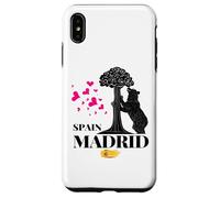 Madrid Spain the Bear & the Strawberry Tree Graphic Design Carcasa para iPhone XS Max