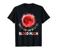 Madrid Total Lunar Eclipse Blood Moon 7 Sep 2025 Astronomy Camiseta