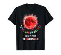 Madrid Total Lunar Eclipse Blood Moon 7 Sep 2025 Astronomy Camiseta