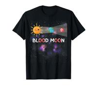 Madrid Total Lunar Eclipse Blood Moon 7 Sep 2025 Fun Cartoon Camiseta