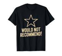 Madrugadores Una Estrella No Lo Recomiendo Gente Humor Camiseta