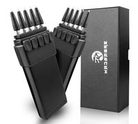 MADSABRE Lanzador de Dardos balístico, Dardos de Metal con precisión para Caza, Camping, Tiro, autodefensa y Supervivencia, Juguete para Adultos (Negro)