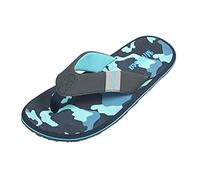 MADSea Chanclas para hombre Beach Man | Chanclas de dedo del pie Chanclas de Thong | Verano Playa Camuflaje, Diseño de camuflaje azul., 44 EU