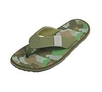 MADSea Chanclas para hombre Beach Man | Chanclas de dedo del pie Chanclas de Thong | Verano Playa Camuflaje, camuflaje oliva, 44 EU