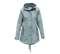 MADSea Friesennerz - Chubasquero impermeable para mujer, color azul claro azul claro 48