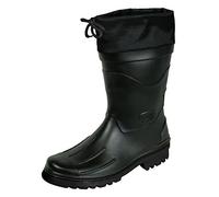 MADSea Nils Botas de Agua para Hombre y Niño Media Caña Negro, Color:Negro, Tamaño:45 EU