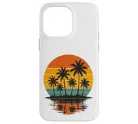 Maduro Para La Isla Vacaciones Caribe Mar Del Sur Palmeras Playa Carcasa para iPhone 14 Pro Max