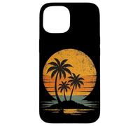 Maduro Para La Isla Vacaciones Caribe Mar Del Sur Palmeras Playa Carcasa para iPhone 15