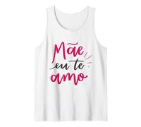 Mae EU Te Amo Mamá Te Amo Mamá Día de la Madre Portugués Camiseta sin Mangas