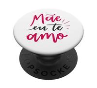Mae EU Te Amo Mamá Te Amo Mamá Día de la Madre Portugués PopSockets PopGrip Adhesivo