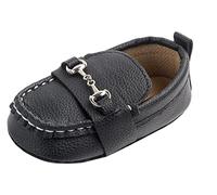 Maeau Zapatillas de gateo de piel para bebés de 0 a 18 meses, para aprender a andar, suela suave, zapatillas de estar por casa, antideslizantes, para estudiar, zapatos de cuero, transpirables,