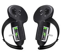 Maecker VR Correas del Controlador para Quest 3S para Quest 3 Empuñaduras de Controlador con Puerta de Batería Correas Antideslizantes para Nudillos para Quest 3S/3 Accesorios