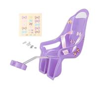 Mädchen-Puppen-Fahrradsitz,Kinder-Fahrrad-Puppensitz - Puppenstuhl Mit Aufklebern Für Mädchenpuppen | Kinderfahrzubehörs, Passend Für Die Meisten Kinderfahrräder, Einfach Zu Befestigen