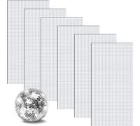 MaehSab - 10800 azulejos de mosaico autoadhesivos, 5 x 5 mm, cuadrados, bola de discoteca, azulejos de espejo para manualidades, sombrero, decoración de interiores, fabricación de tarjetas y collage