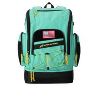 Maelstrom Mochila de natación, bolsa de natación de 35 litros con compartimento separado para zapatos, bolsa de equipo de natación, mochila de gimnasio para atletas para hombres y mujeres, aguamarina,