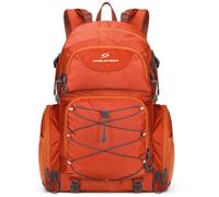 Maelstrom Mochila de senderismo impermeable con cubierta para la lluvia, Naranja, L, Mochila de senderismo impermeable con cubierta para la lluvia