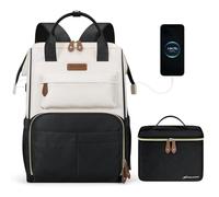 Maelstrom Mochila de viaje con lonchera (negro-beige)