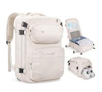 Maelstrom Mochila de viaje grande con bolsa para cinturón, Beige, L, Mochila de viaje grande con bolsa para cinturón