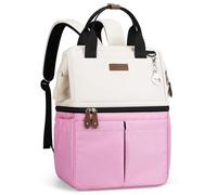 Maelstrom Mochila isotérmica, más Genial 36 latas Mochila isotérmica, Bolsa isotérmica de Dos Pisos Flexible e Impermeable, Mochila de Comedor Ligera para Hombres y Mujeres (Rosado)