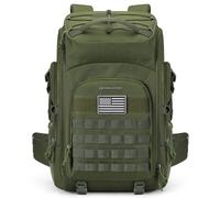 Maelstrom Tactical Backpack for Men, 40L Military Backpack,Water Resistant Assault Pack for Women, 3-Day Bug Out Bag for Hiking, Camping, Gym with Molle System-Army Green
