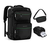 Maelstrom Travel Mackpack para hombres Mujeres 35L Carrera en la mochila para viajar en el avin con bolsas de cinturn y compartimento de zapatos pa