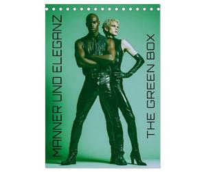 Männer und Eleganz - The Green Box (Tischkalender 2026 DIN A5 hoch), CALVENDO Monatskalender: Provokant. Stilvoll. Männlich. Dein Wandkalender für ein Jahr voller Begierde.