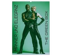 Männer und Eleganz - The Green Box (Wandkalender 2026 DIN A2 hoch), CALVENDO Monatskalender: Provokant. Stilvoll. Männlich. Dein Wandkalender für ein Jahr voller Begierde.