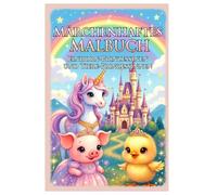 Märchenhaftes Malbuch: Einhorn-Prinzessinnen und Tiere-Prinzessinnen | 10 zauberhafte Ausmalbilder